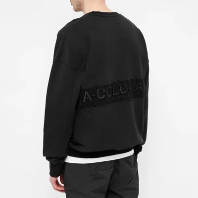 A-cold-wall* Logo Crew Sweatshirt 'black'
