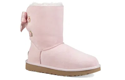 Ugg (wmns)  Customizable Bailey Bow Short Fleece Lined Pink Red