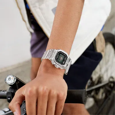 Casio G-shock Digital 'clear' In Silver