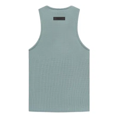 Essentials (wmns) Fear Of God  Ss23 Waffle Tank 'sycamore' In Gray
