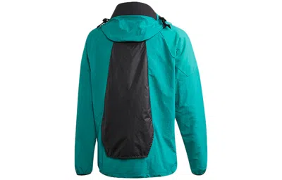 Adidas Originals Half Zipper Hooded Track Jacket Green