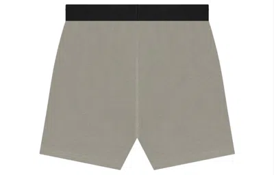 Essentials Fear Of God  Ss21 Cotton-blend Jersey Shorts Grey Flannel In Gray