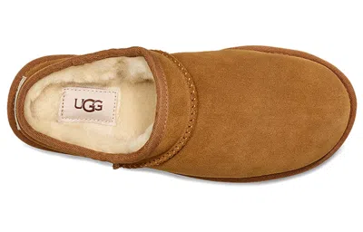 Ugg W Classic Micro Chestnut Sabot In Brown