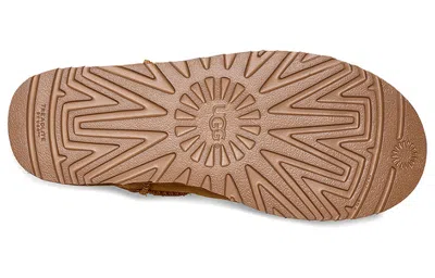 Ugg W Classic Micro Chestnut Sabot In Brown