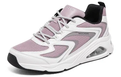 Skechers (wmns)  Tres-air Uno Street Fl-air 'white Lavender' In Purple