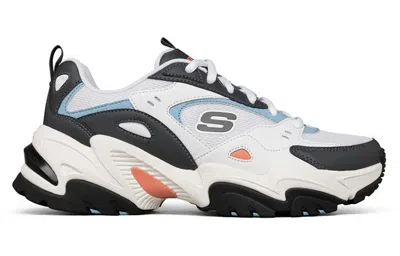 Skechers (wmns)  Stamina V2 Low Running Shoes White/black In Multi