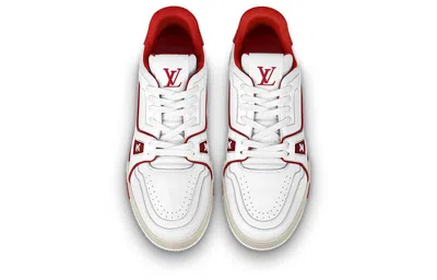 Louis Vuitton Trainers 'white Red'