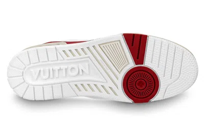 Louis Vuitton Trainers 'white Red'