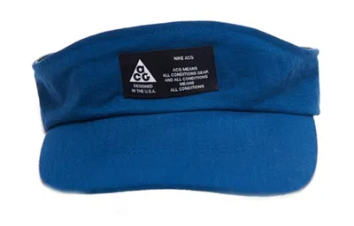Nike Acg Tailwind Visor Cap 'blue Force'