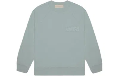 Essentials Fear Of God  Crewneck Sweatshirt 'sycamore' In Blue