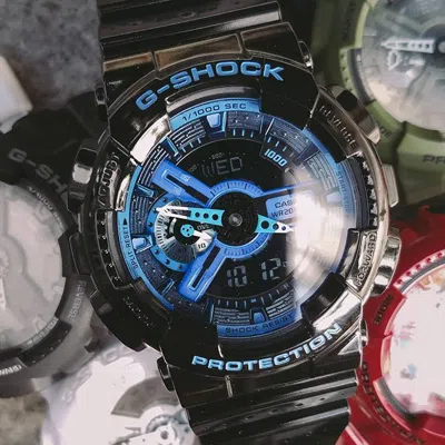 Casio G-shock Analog-digital 'black Blue'