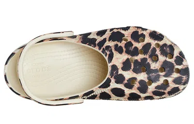 Crocs Classic Platform Clogs In Leopard Print Mix-multi