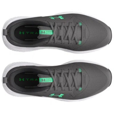 Under Armour Charged Commit 4 'castlerock Vapor Green' In Black