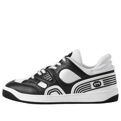 Gucci Basket Low-top Sneakers In Black