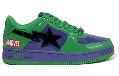 A Bathing Ape X Marvel Comics Bape Sta Low 'hulk'