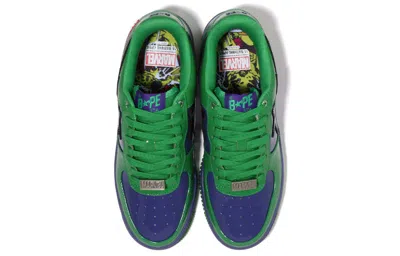 A Bathing Ape X Marvel Comics Bape Sta Low 'hulk'