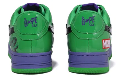 A Bathing Ape X Marvel Comics Bape Sta Low 'hulk'