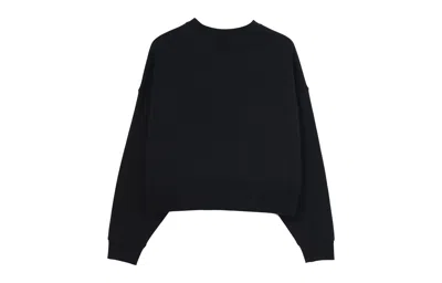 Nike Phoenix Fleece Crew Neck Oos In Black