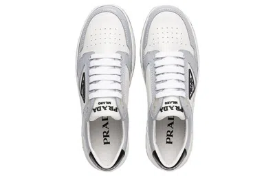 Prada (wmns)  District Leather Sneakers 'white Grey'