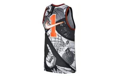 Nike Dri-fit High School League Comics Basketball Vest Jersey Men's Black In Multi