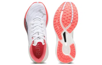 Puma (wmns)  Deviate Nitro 2 'white Fire Orchid' In Multi