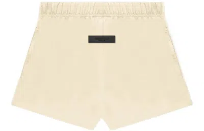 Essentials Fear Of God  Fw22 Nylon Running Shorts 'egg Shell' In Pink