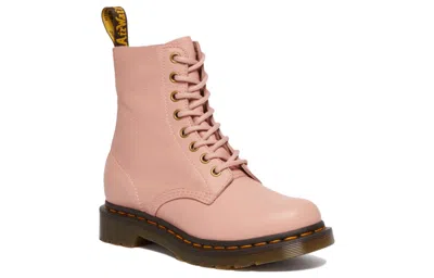 Dr. Martens Woman Ankle Boots Pink Size 9 Soft Leather In Pink