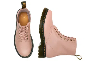 Dr. Martens Woman Ankle Boots Pink Size 9 Soft Leather In Pink