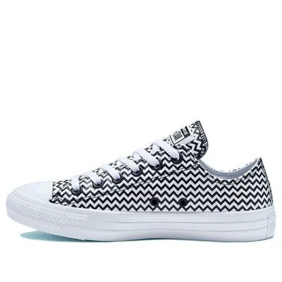 Converse (wmns)  Chuck Taylor All Star Mission-v Low Top Black White Wave Pattern 'black White'