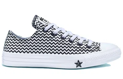 Converse (wmns)  Chuck Taylor All Star Mission-v Low Top Black White Wave Pattern 'black White'
