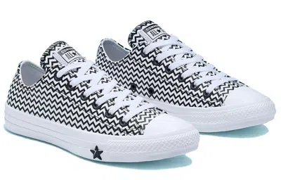Converse (wmns)  Chuck Taylor All Star Mission-v Low Top Black White Wave Pattern 'black White'