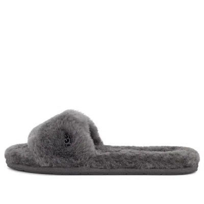 Ugg (wmns)  Fluff Slide Ii 'charcoal' In Multi