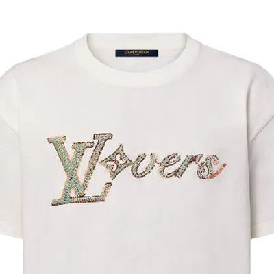 Louis Vuitton Embroidered T-shirt 'white'