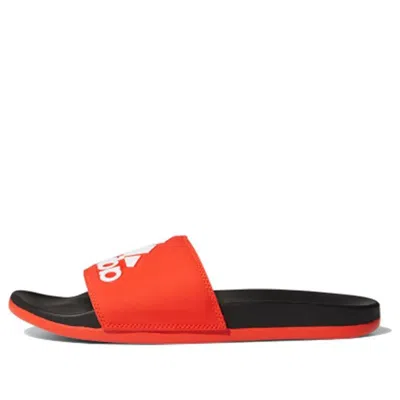 Adidas Originals Adidas Adilette Comfort Slides 'active Red' In Multi ...