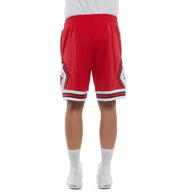Mitchell & Ness Elasticated Graphic-print Shorts In Red