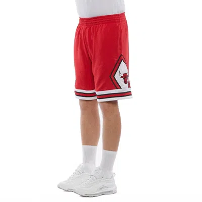 Mitchell & Ness Elasticated Graphic-print Shorts In Red