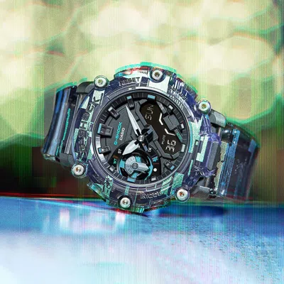 Casio G-shock Analog-digital 'translucent Black' In Multi