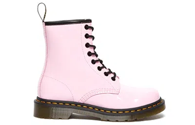 Dr. Martens 1460 Junior Pale Pink Patent Lamps In Pink