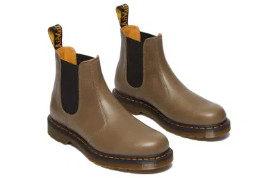 Dr. Martens 2976 Carrara Leather Chelsea Boots In Brown
