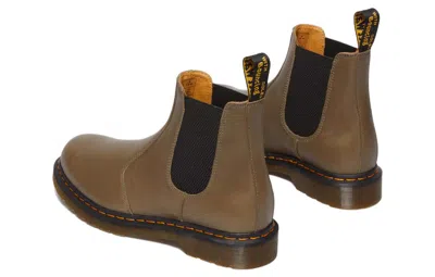 Dr. Martens 2976 Carrara Leather Chelsea Boots In Brown