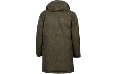 Converse Mid-length Printed Sideline Down Jacket 'olive Green'