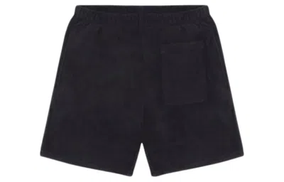 Essentials Fear Of God  Ss20 Fleece Shorts Dark Slate Stretch Limo Black