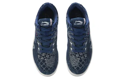 Li-ning (wmns)  937 Deluxe Low 'navy White' In Blue