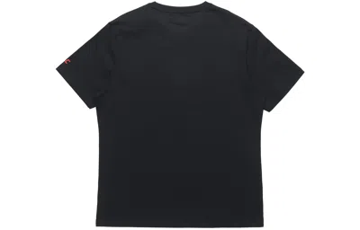 Li-ning Box Logo T-shirt 'black Red'