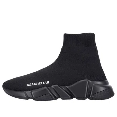 Balenciaga Speed Sock-style Sneakers In Black