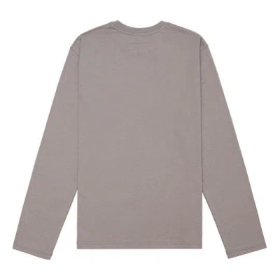 A-cold-wall* Diffusion Graphic Long Shirt Tee 'mid Grey' In White