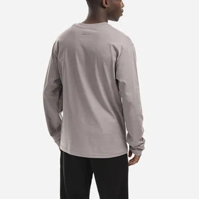 A-cold-wall* Diffusion Graphic Long Shirt Tee 'mid Grey' In White