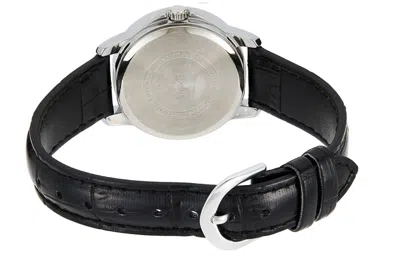 Casio Quartz Waterproof Silver Dial Silver Analog In Black