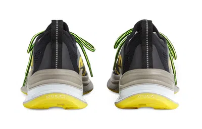 Gucci Run Lace-up Sneakers In Black