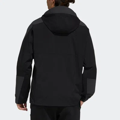 Adidas Originals Adidas Sports Training Woven Windproof Hooded Logo Jacket Black